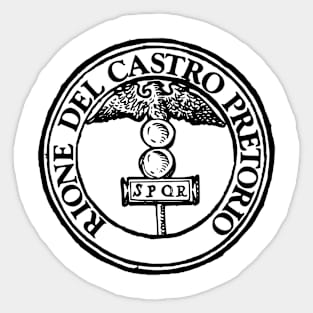 Castro Pretorio b-text Sticker